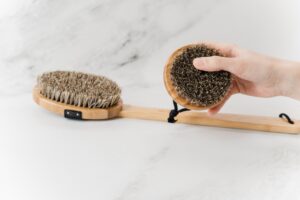 body, skincare, Natural, Natural Body Scrub, Body Brushing, Exfoliating, Body Brushing vs. Exfoliating, natural bristle brush, chemical peels, improve circulation