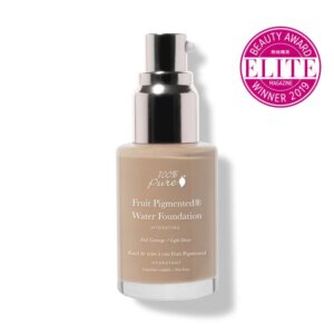 makeup application, foundation, 100% pure makeup product, water based foundation