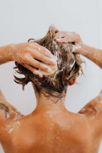 shower, hair