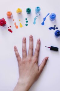 hand, nail polish