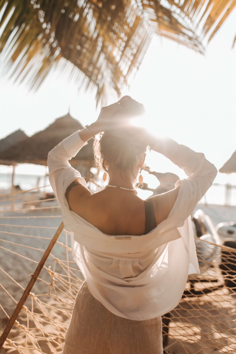 beach, hair