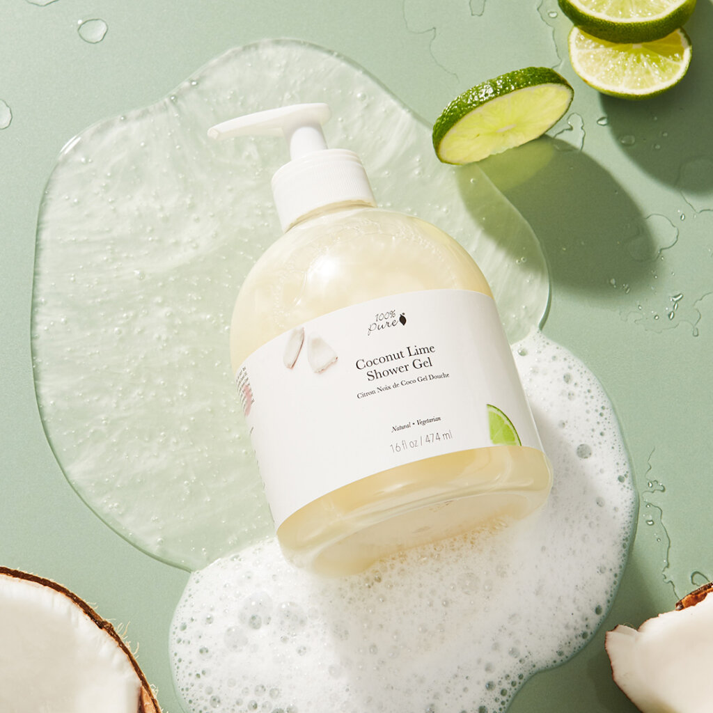 100% PURE's Coconut Lime Shower Gel