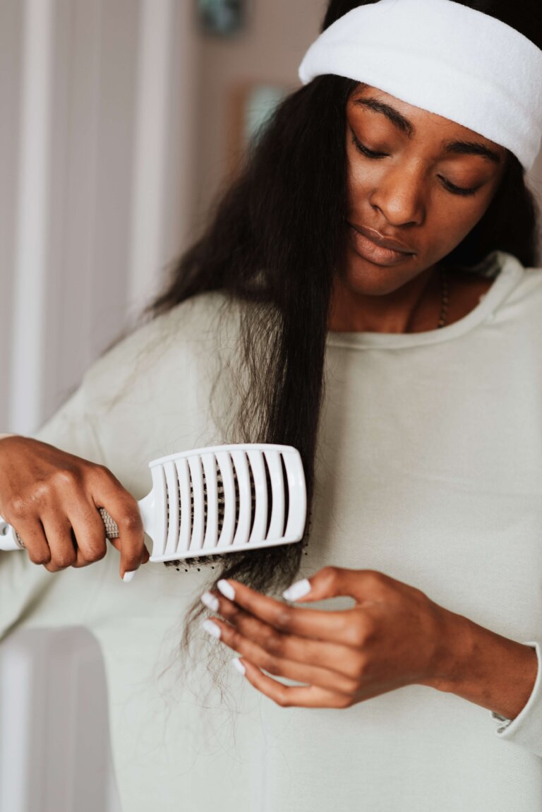 hair, woman