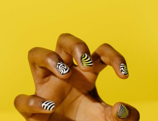 Nail art, trends, designs, techniques, creative, latest, stay on point, hot, explore, unleash, creativity, fashionable, makeup, yellow background