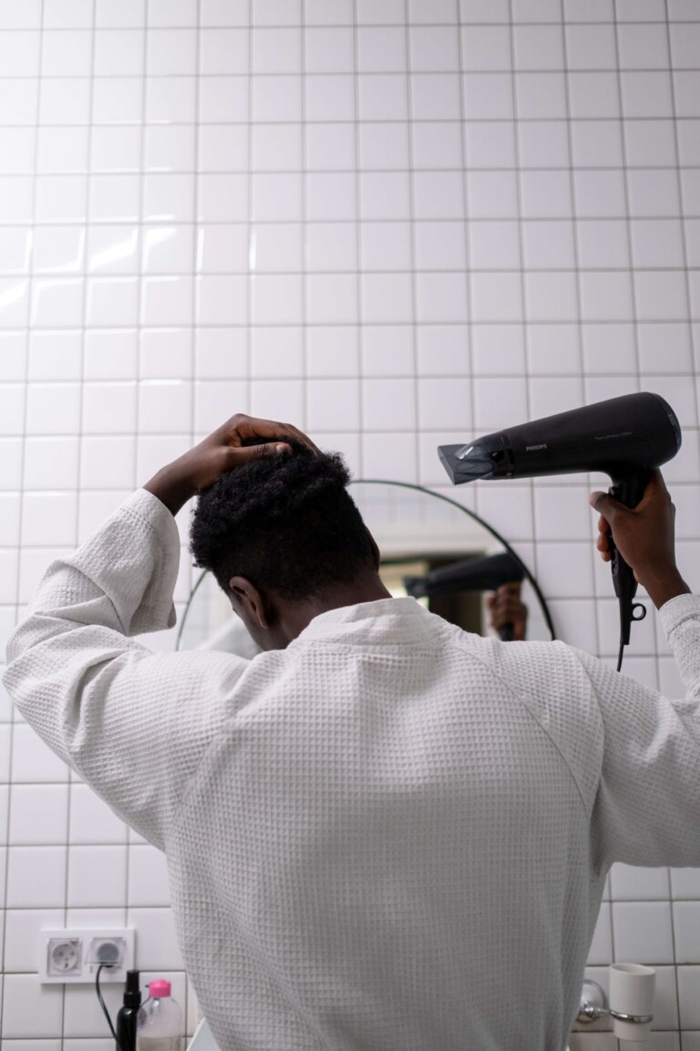 blow dryer, hair