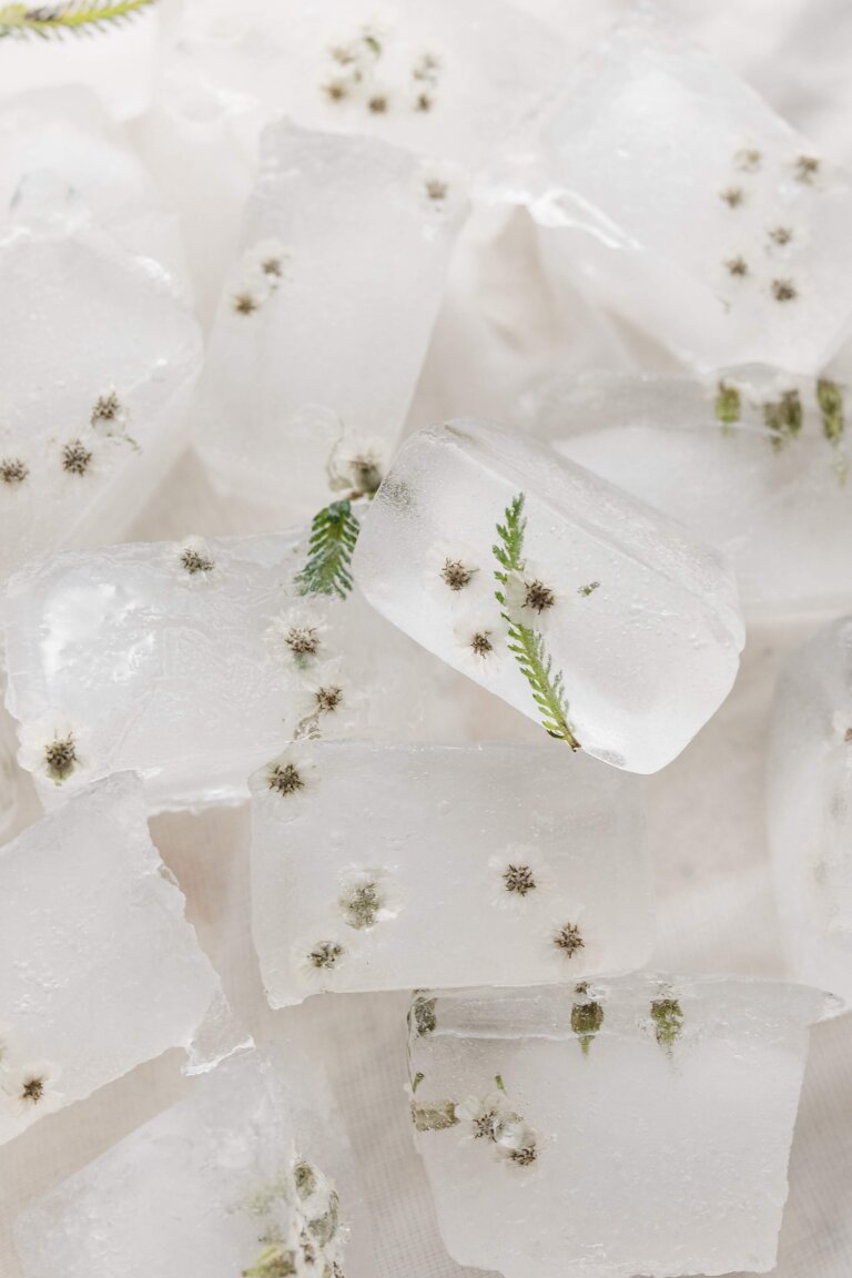 ice cubes, skincare