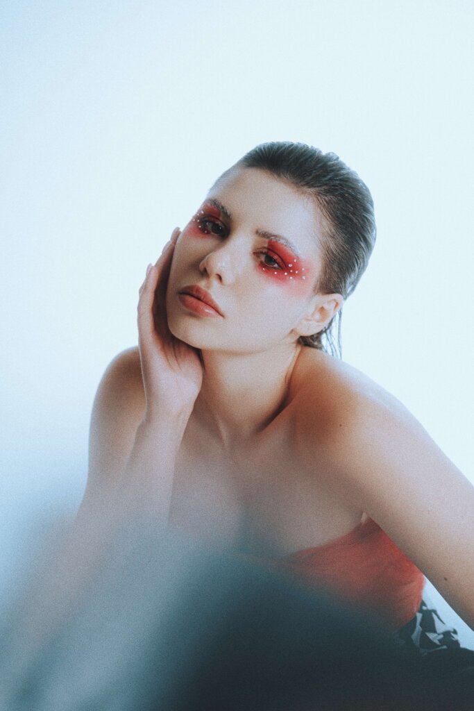 makeup, eyeshadow, woman