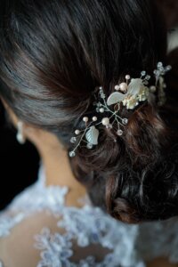 bridal look, hairstyle