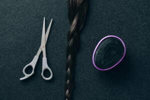 hair, braid, comb