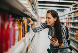 woman, shopping, store