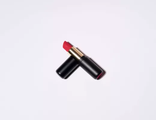 red lipstick, woman