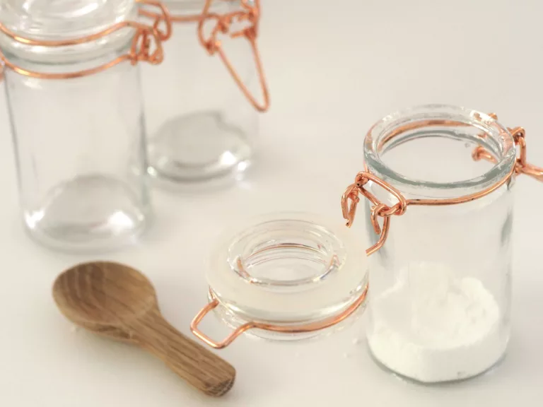 sugar, glass jar