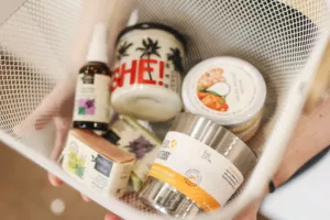 beauty products, lotion
