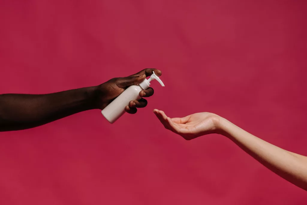 body lotion, skincare