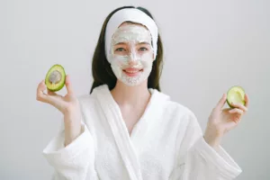 skincare, face mask, avocado