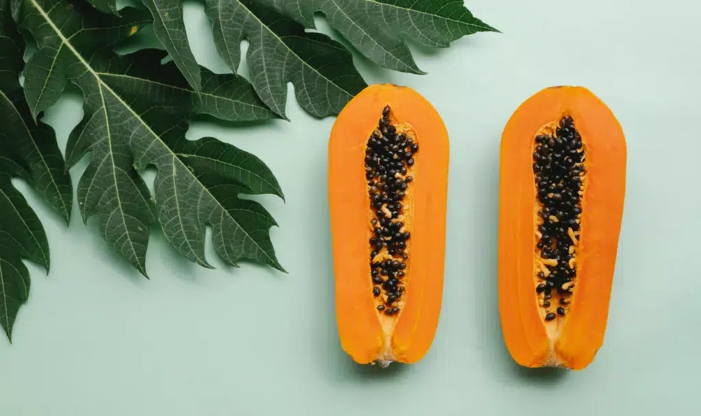 papaya, face mask