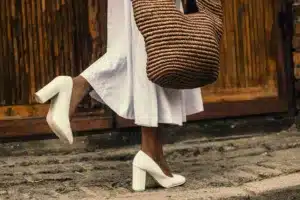 woman, shoes, bag