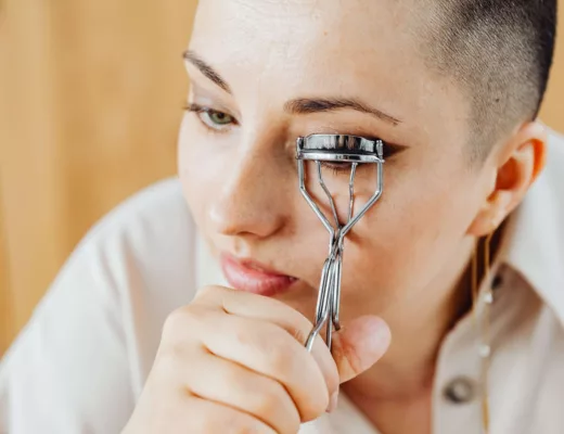 woman, Eyelash Curler