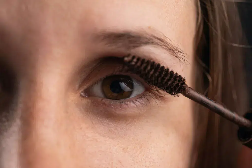 mascara, makeup