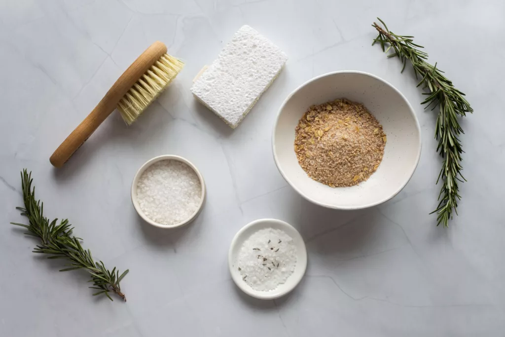 Ingredients, natural exfoliator