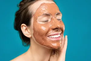Woman, skincare, face mask