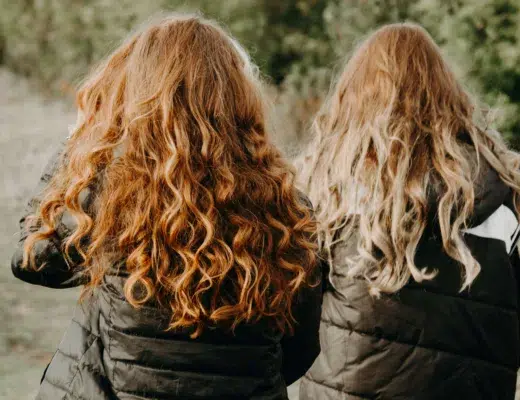 women, curls, hair