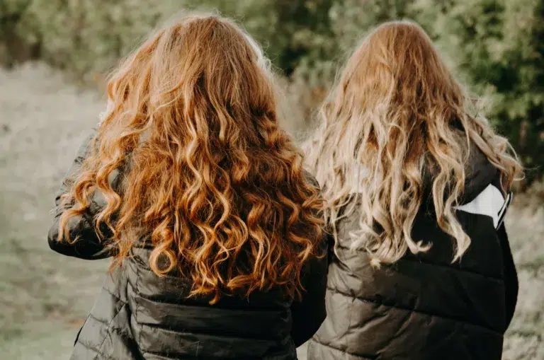 women, curls, hair