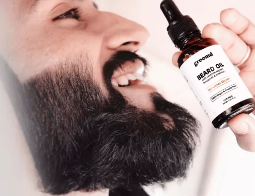 man, beard, beard oil