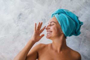 woman, natural moisturizer