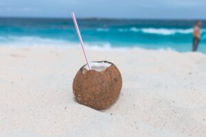 Coconut water, coconut