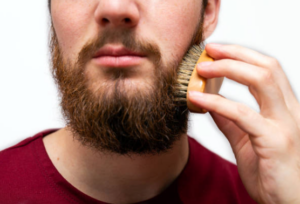 beard, brush