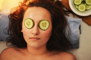 eye care, cucumber