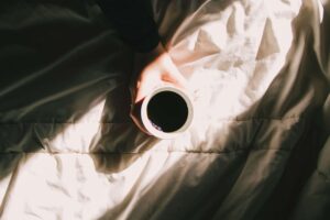 coffe, bed