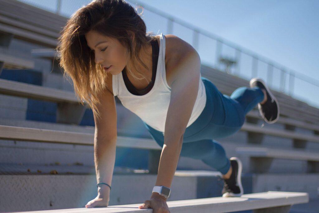 woman, workout