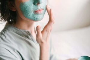 woman, face mask