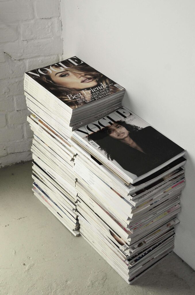 fashion, magazines