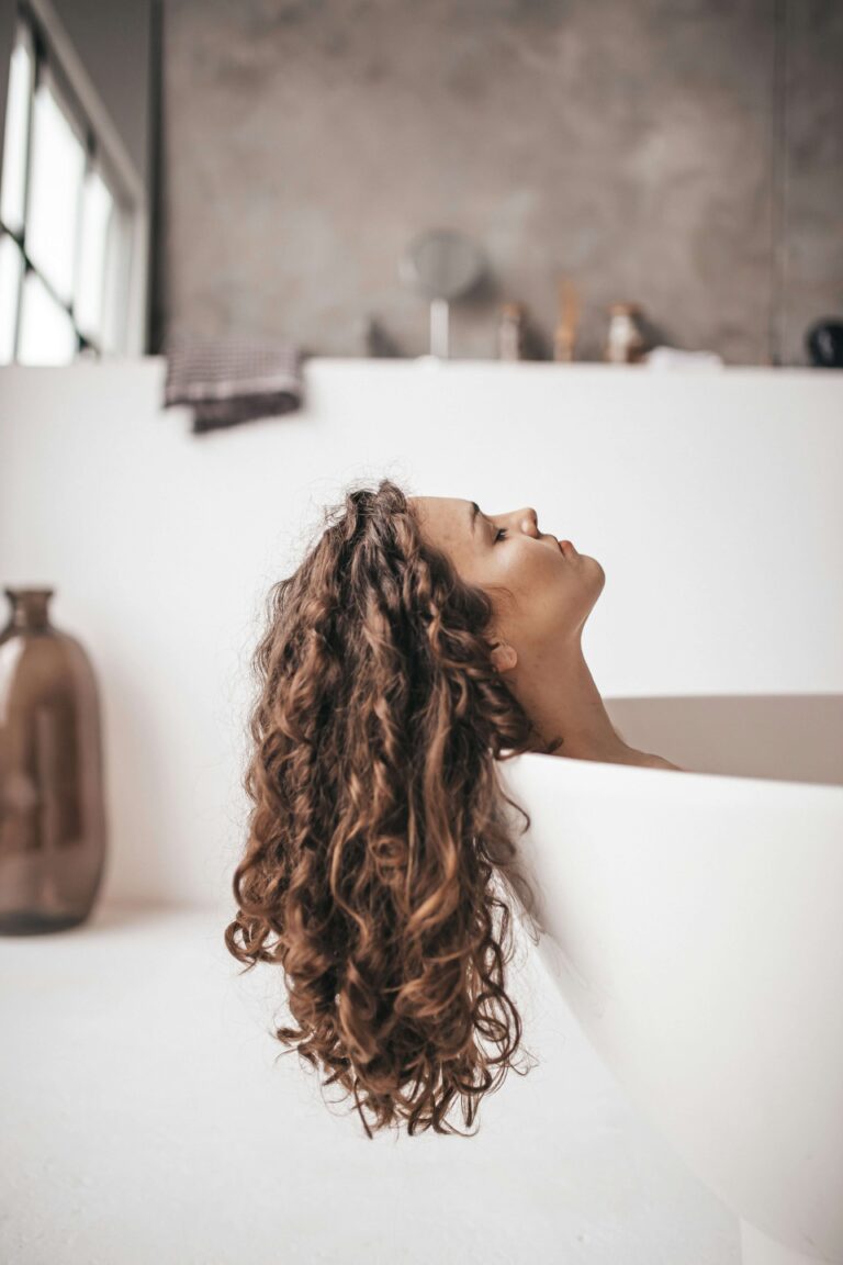 woman, hair