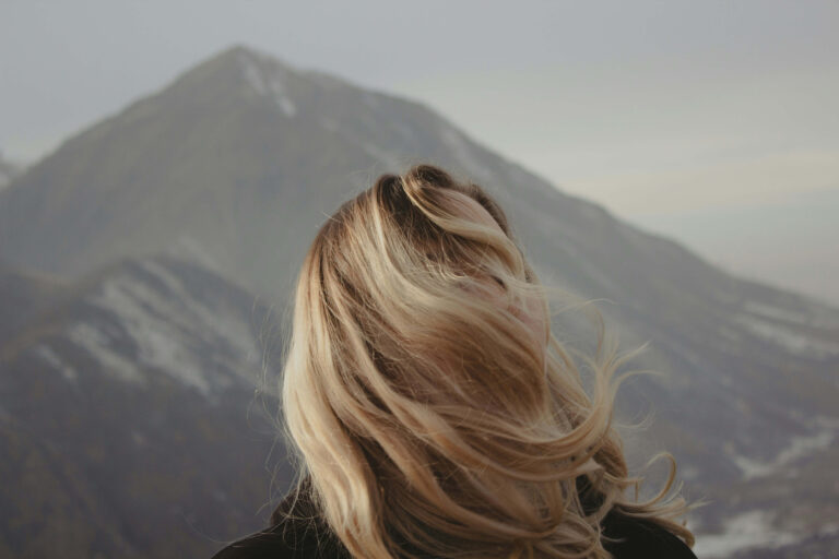 woman, hair