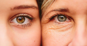 women, eyes, wrinkles