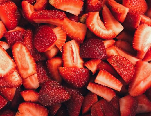 Strawberries, fruit
