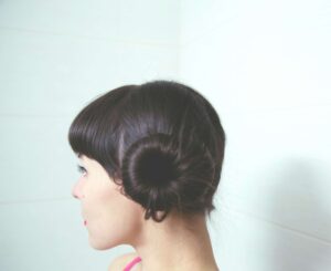 woman, hair, bangs