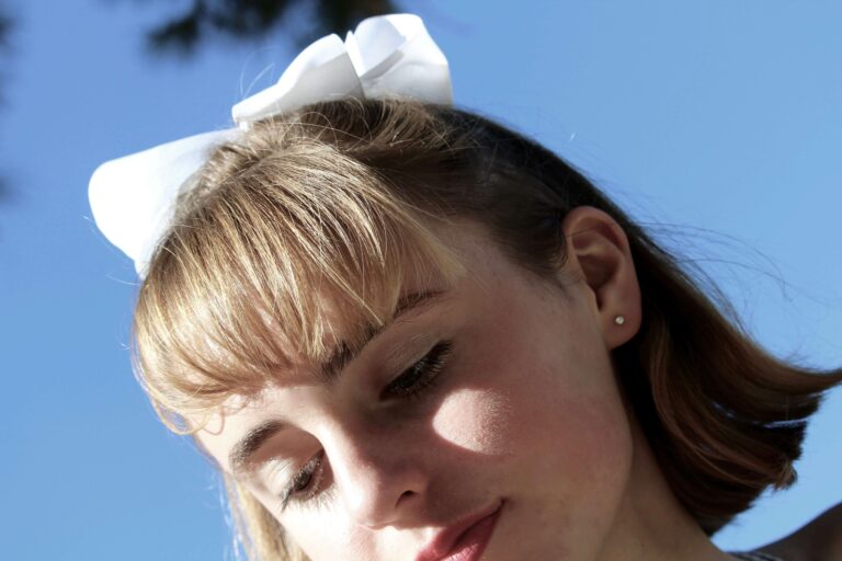 woman, hair, bangs