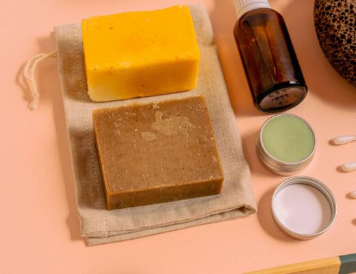 soap, face oil