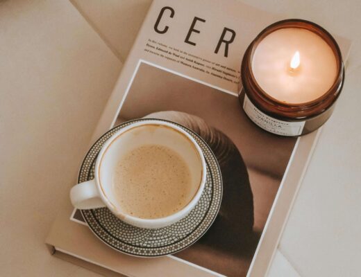 candles, coffee
