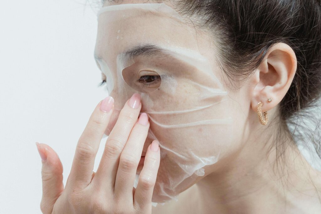 face mask, woman, skincare