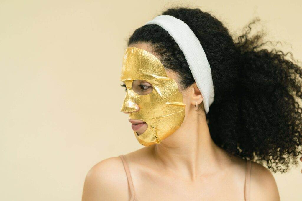 woman, face mask