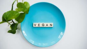 vegan, plate