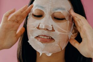 face mask, woman, skincare